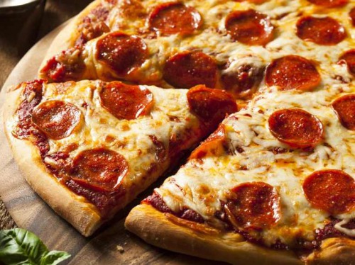 پیتزا پپرونی(دونفره)آمریکایی