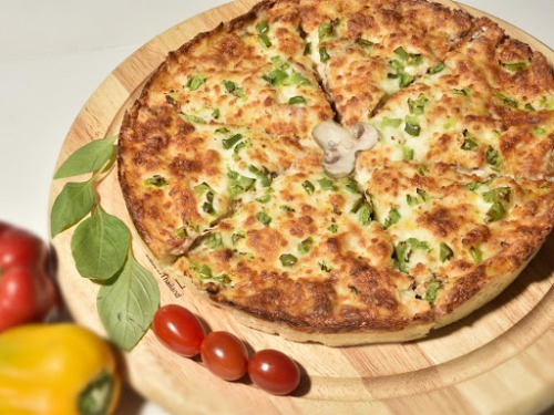 پیتزا یکنفره سبزیجات